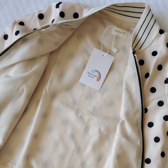 Girls Boutique Polka Dot lightweight Jacket - Picture 4 of 6